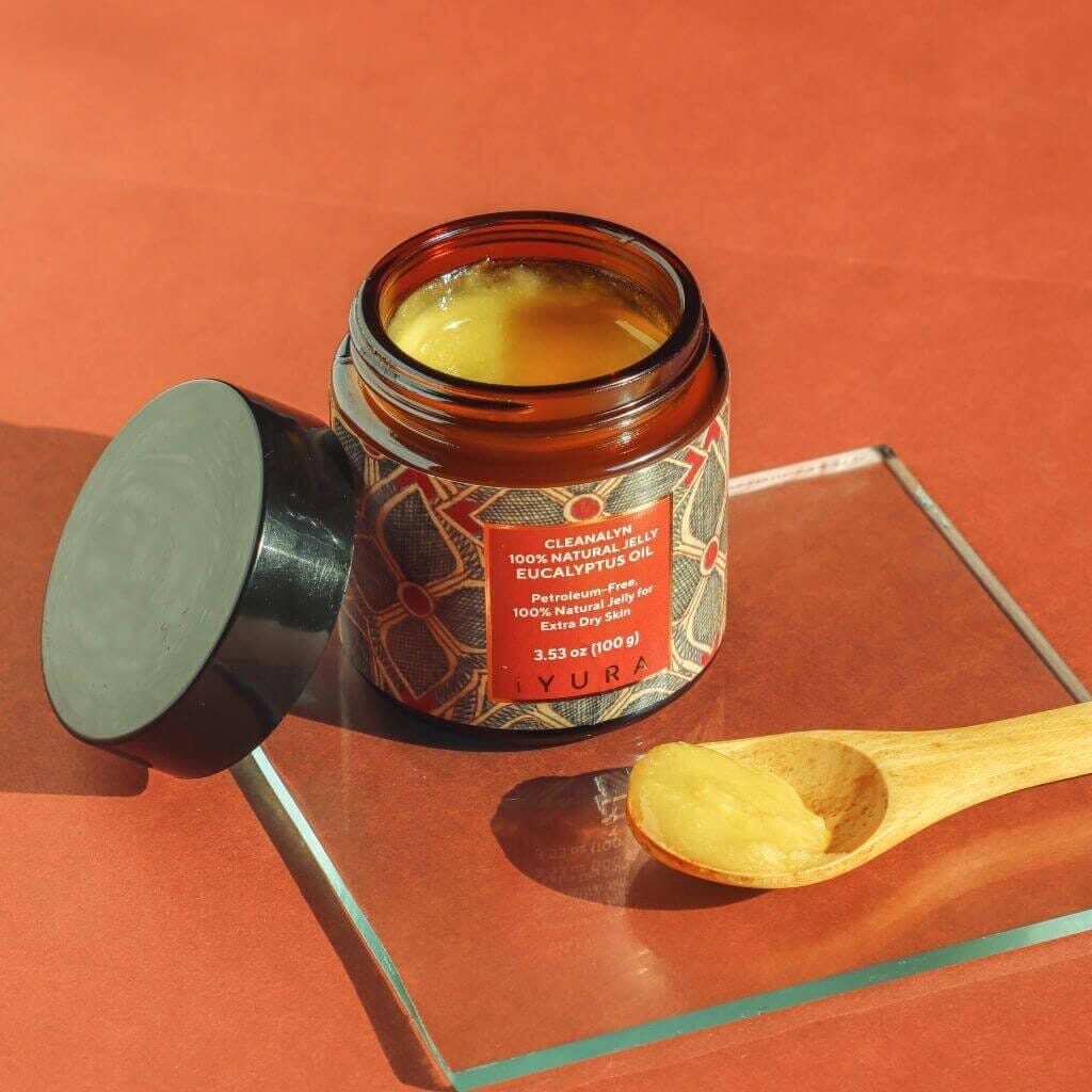Bestselling PetroFree Jelly Duo: Cleanalyn Natural Jelly: Tulsi and Eucalyptus - For Excessively Dry Skin - Image 5