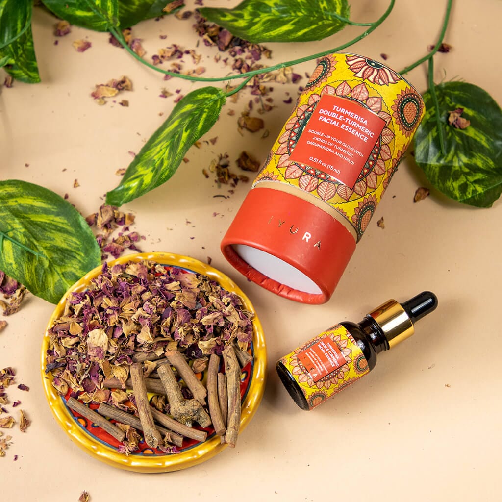 Firm & Plump Glow Duo - With Yauvari Amplified Youth Spring, Turmerisa Double-Turmeric Facial Essence and FREE IndiGhee Lip Balm - Image 9