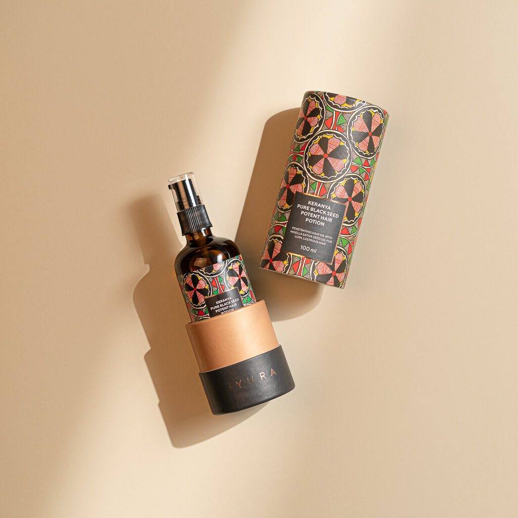 Keranya Pure Black Seed Potent Hair Potion - With FREE Neem Wood Comb - Image 8