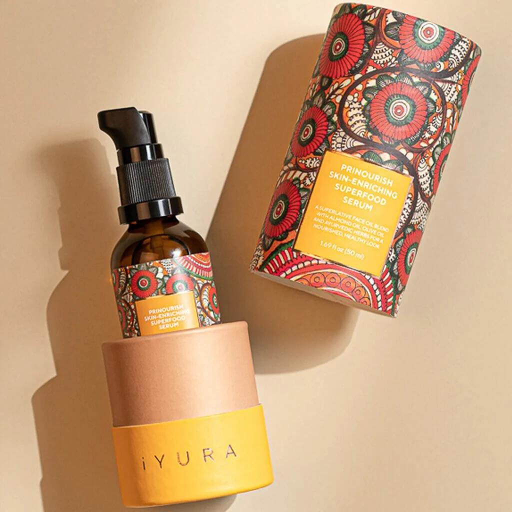 Prinourish Skin-Enriching Superfood Serum - With Almond Oil, Olive Oil, Turmeric, Mango and More Ayurvedic Herbs: - Image 3