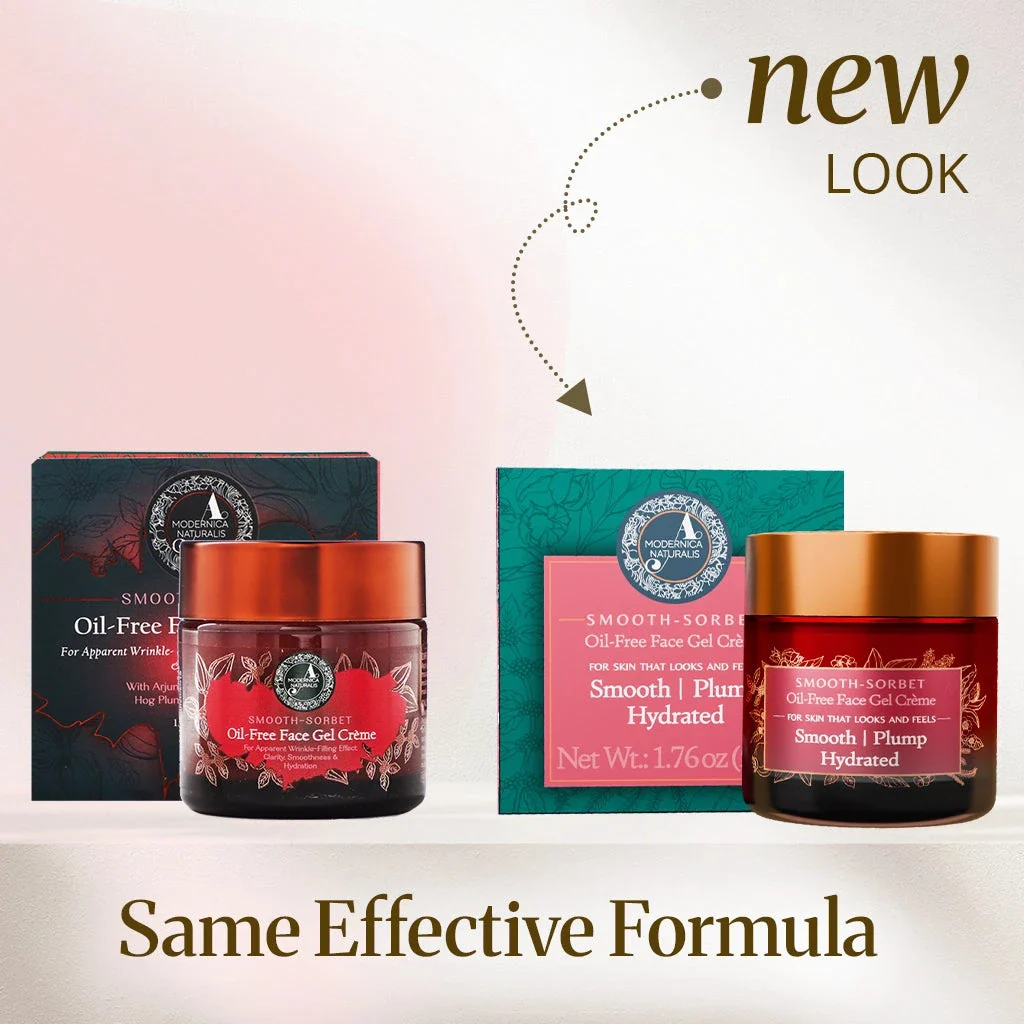 Smooth-Sorbet | Lightweight Face Gel Crème | For Softer, Smoother, Firm Looking Skin – With Natural Vitamins A,C, E and Non-Toxic Actives - Image 3