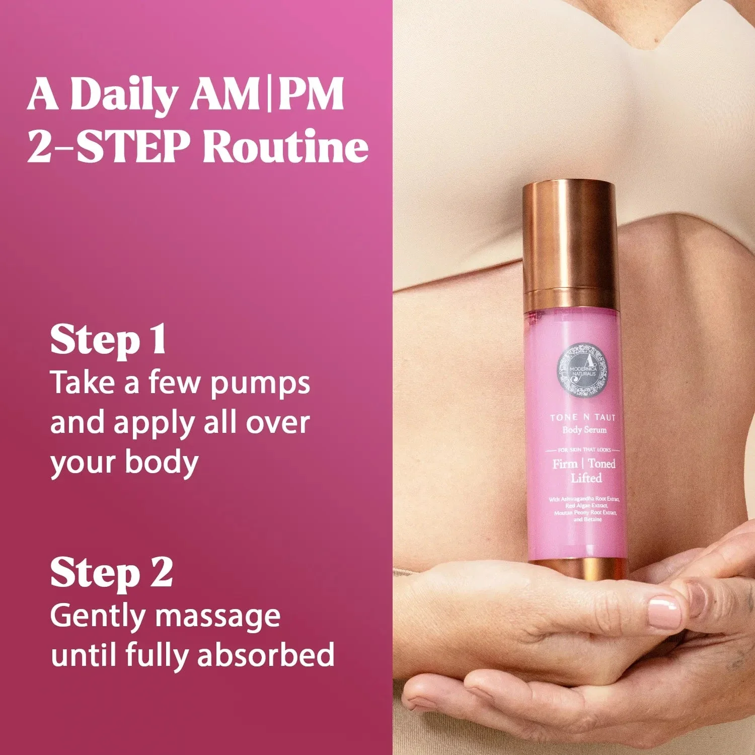 Tone N Taut Body Serum - Tightens and firms the appearance of saggy, crepey skin on your arms, legs and belly - Image 7