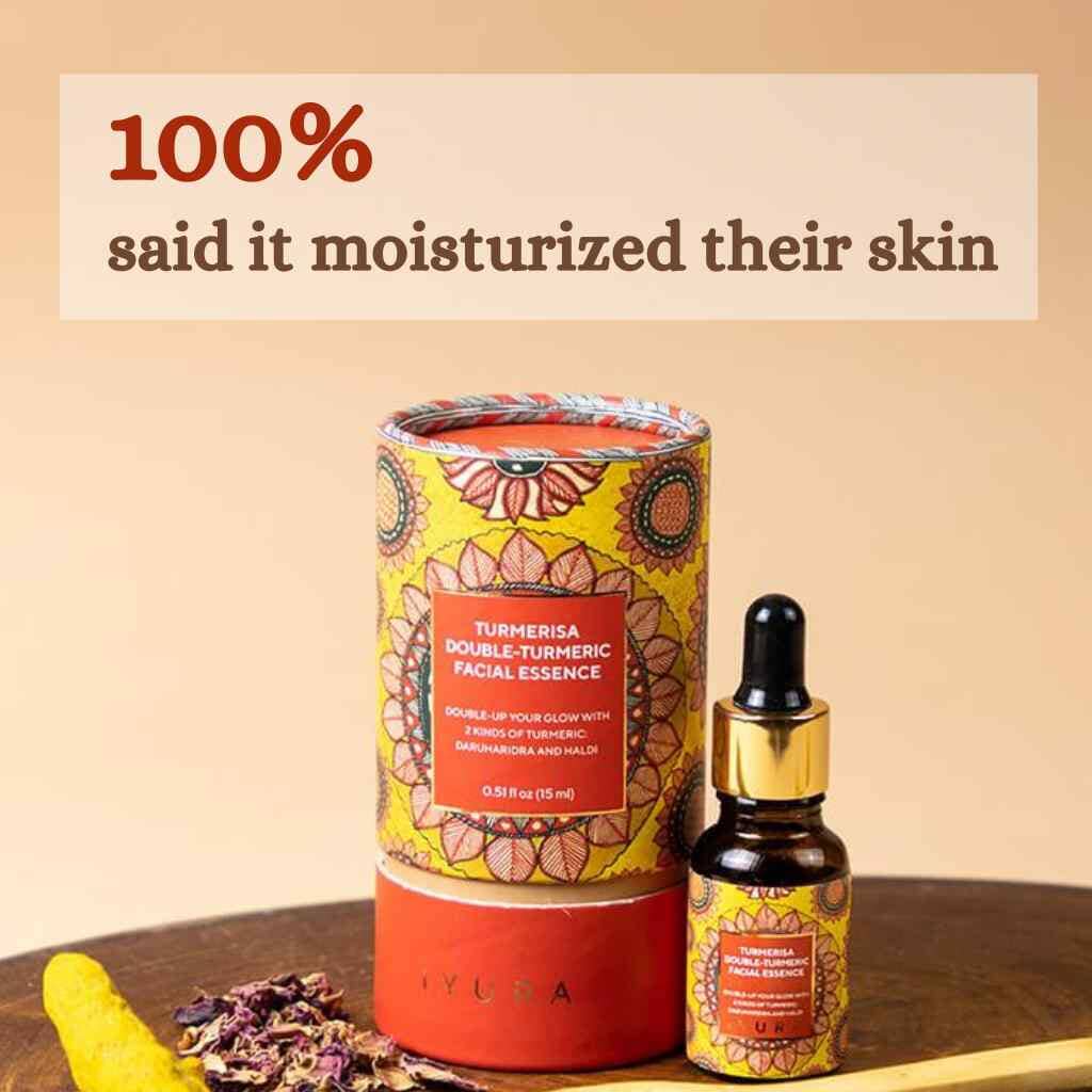 Turmerisa Double-Turmeric Facial Essence - Clinically Tested Ayurvedic Activator-Oil - Image 4