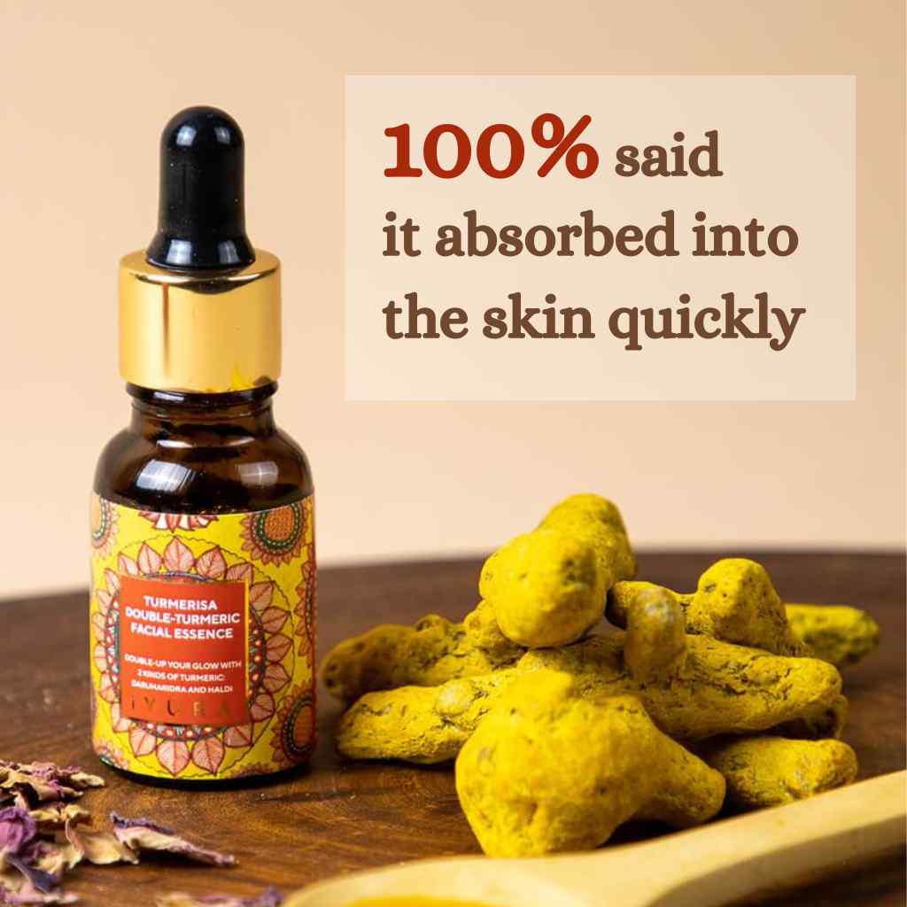 Turmerisa Double-Turmeric Facial Essence - Clinically Tested Ayurvedic Activator-Oil - Image 5