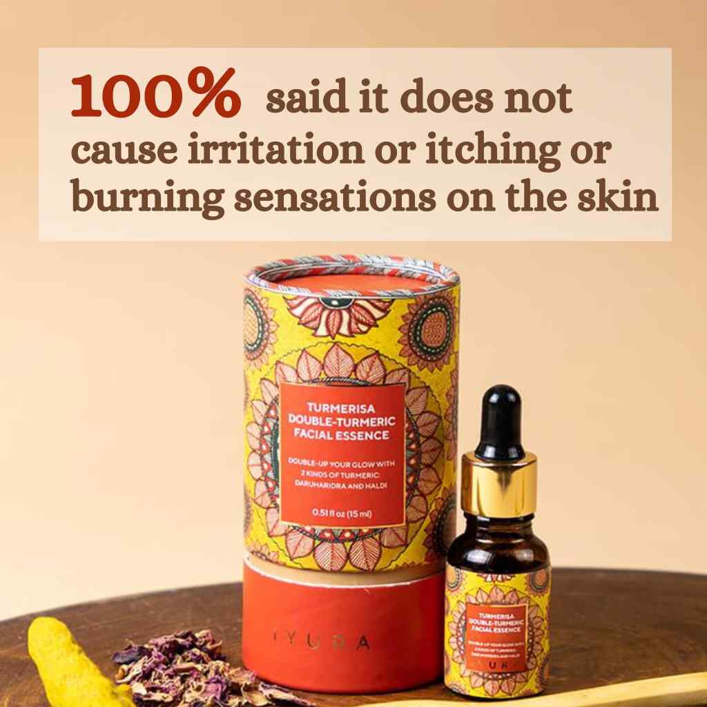 Turmerisa Double-Turmeric Facial Essence - Clinically Tested Ayurvedic Activator-Oil - Image 9